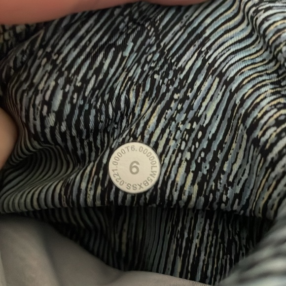 Lululemon Women Fast Free Tight Nulux 23” High Rise Dimensional Icing Blue Sz 6 - Picture 11 of 12